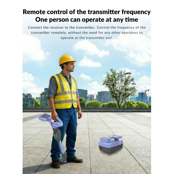Portable Underground Pipe and Cable Detector Cable Path Locator High/low resistance cable fault location