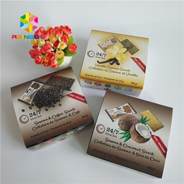 Пурпурный плоский ресиклабле чай пак кофе качества еды коробки отправителя картона каннелюры коробки гофрированной бумаги крафт бумаги покрытия воска