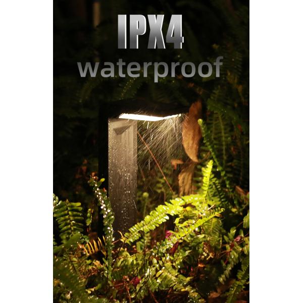 LED Solar Bollard Garden Lights for Solar Powered Outdoor Pathway Decoration Landscape