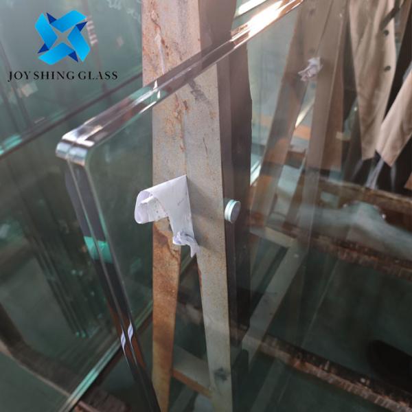 PVB Interlayer Double Tempered Glass 12.38mm Laminated Glass