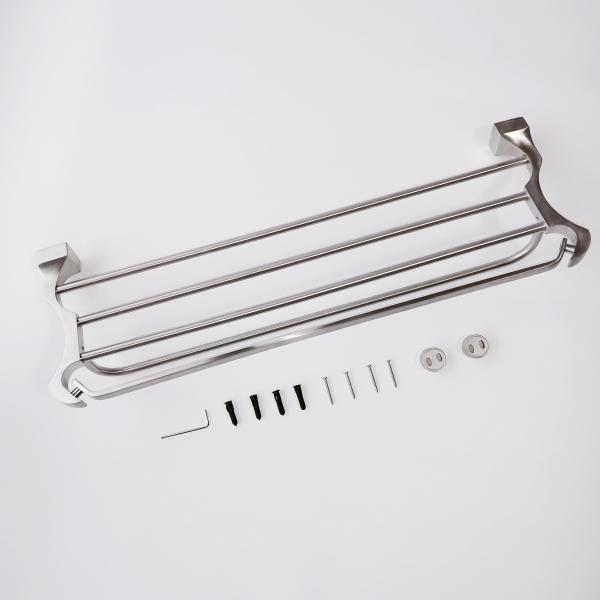 Luxury Wall Mounted Sus 304 Bathroom Towel Racks Good Density