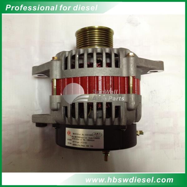 3415691 Diesel Engine Alternator / Metal 6CT Cummins Marine Alternator