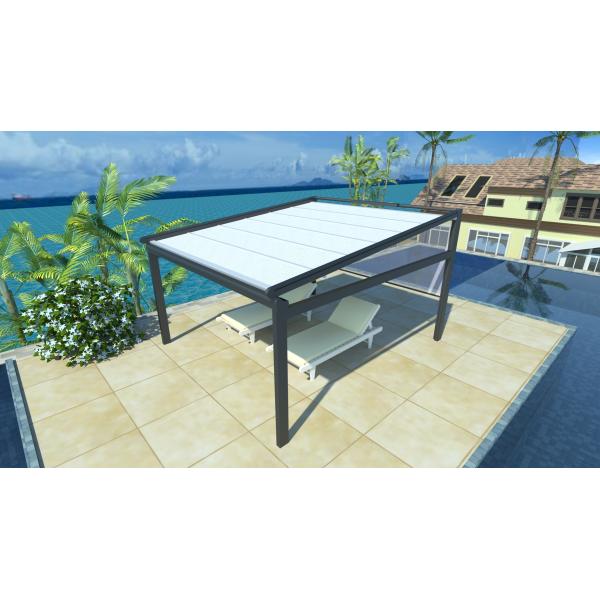 Тент патио PVC Retractable тента алюминиевого сплава водоустойчивый Retractable