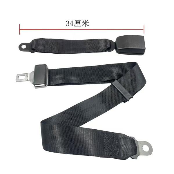 Universal 2 Point Retractable Seat Belt With 3200mm - 3500mm Rolling Capacity