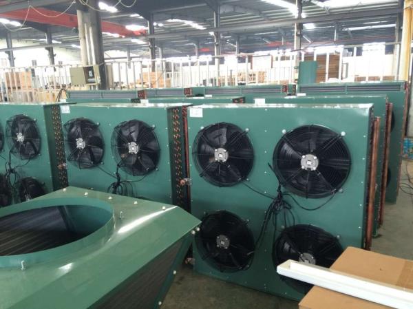 Fin Type Refrigeration Copper Tube Air Cooled Condenser For Cold Room