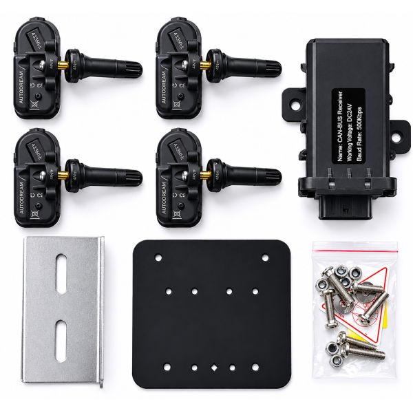 433Mhz Tire Pressure Monitoring System Car CAN BUS TPMS Kit High Precision
