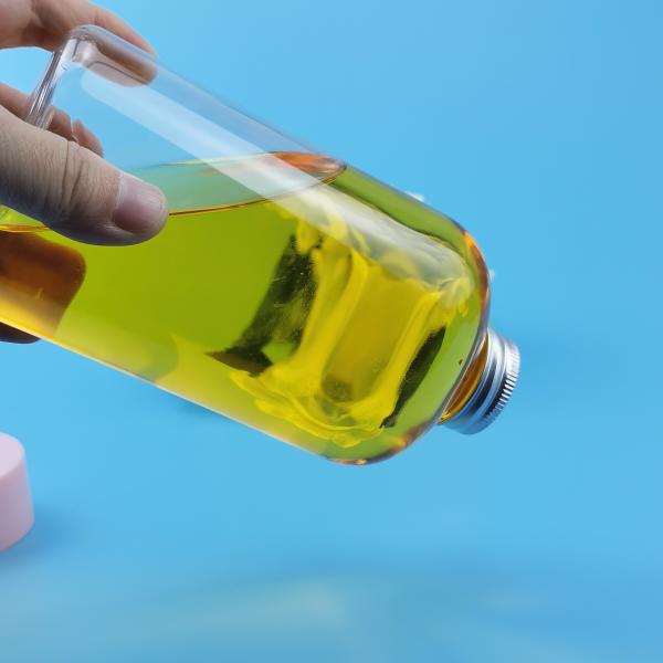 Прозрачный 16oz опарник напитка Овумов 0.5L пластиковый