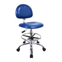 Altura del respaldo 20 pulgadas sillas de industria de cuero de PU con protección ESD para taller