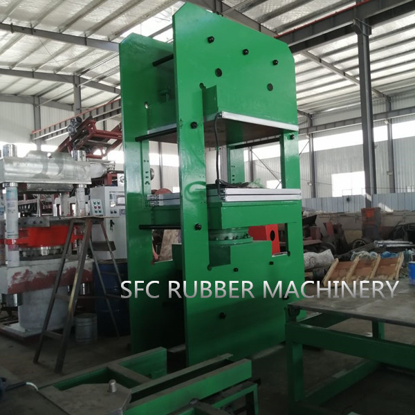 Configuración de vulcanización de goma modificada para requisitos particulares de la máquina de la prensa de la placa caliente alta