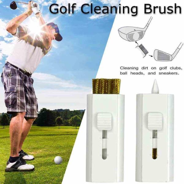 Outdoor Portable Golf Divot Tool Cleaning Custom With Two Sides Brush