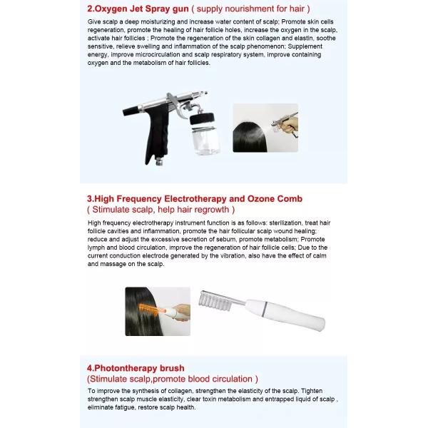 Red Light Laser Hair Regrowth Device Hair Loss Treatment Machine