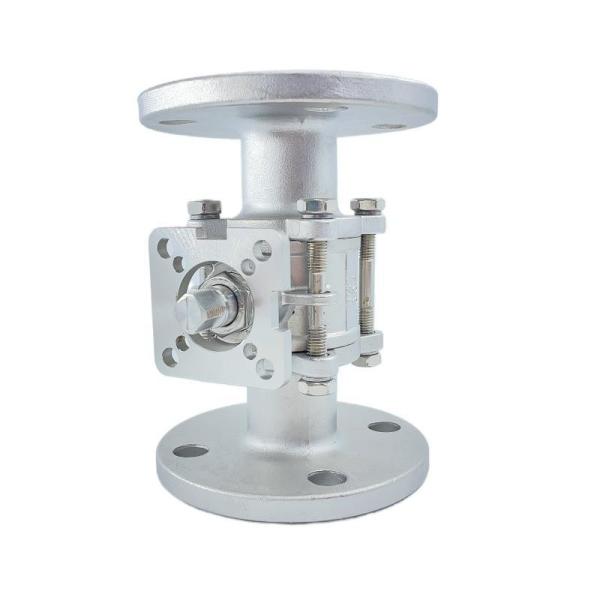 DN15-DN100 válvula de esferas de três peças de aço inoxidável de plataforma alta Q41F