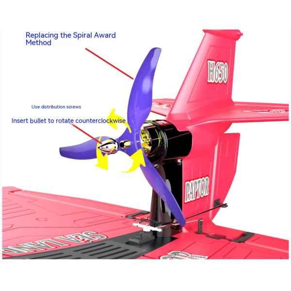 Raptor H650 Epp Foam 6ch Rtf Led Lights Sea Land Air Electric Radio Control Rc Jet Fighter Brushless Aviation Toy Perfect