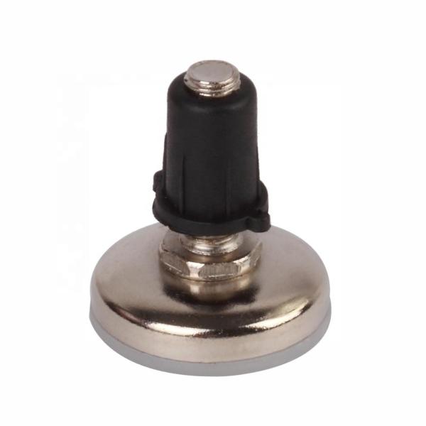 Steel and Nylon Furniture Footing with Non-Slip Manual Height Adjustable Screw-In Glide