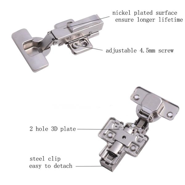 Foshan Furniture Hinge 3D Cabinet Soft Closing Kitchen Accessories Hardware Fittings