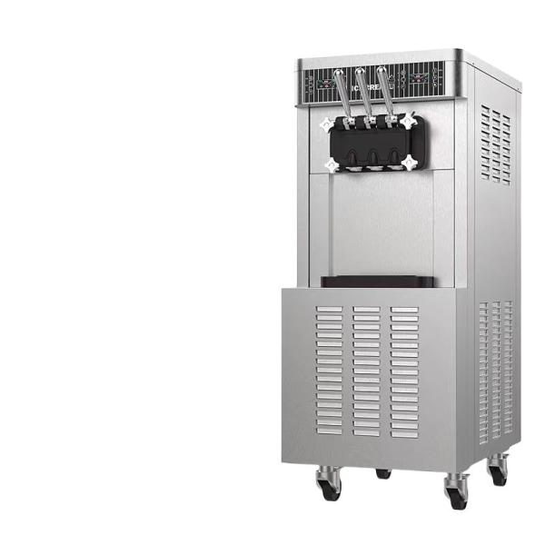 30-35 Liters Output Wooden Case Soft Serve Ice Cream Machine for Frozen Delights