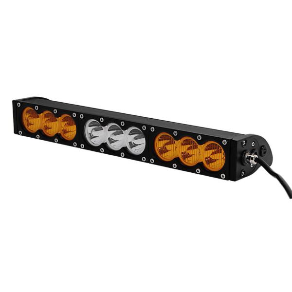 10 - 30V DC 6000K Off Road LED Light Bar 17 Inch 90watt High Brightness