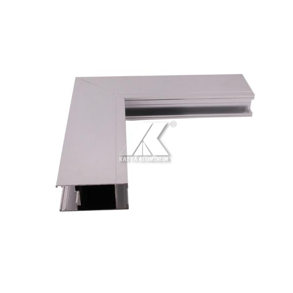 Anodized Silver Extruded Aluminum  Window And Door Profiles - Buy Aluminum Window And Door Profiles