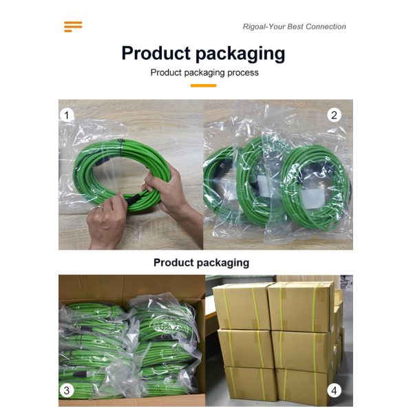 Waterproof M8 Mini Connector Metal 4pin Panel Mount Connector