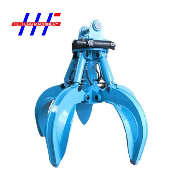 NM 365 Mini Excavator Rotating Grapple 380kg Rotating Grapple Saw For Excavator