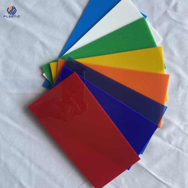 Lámina acrílica de color PMMA brillante mate fácil de cortar