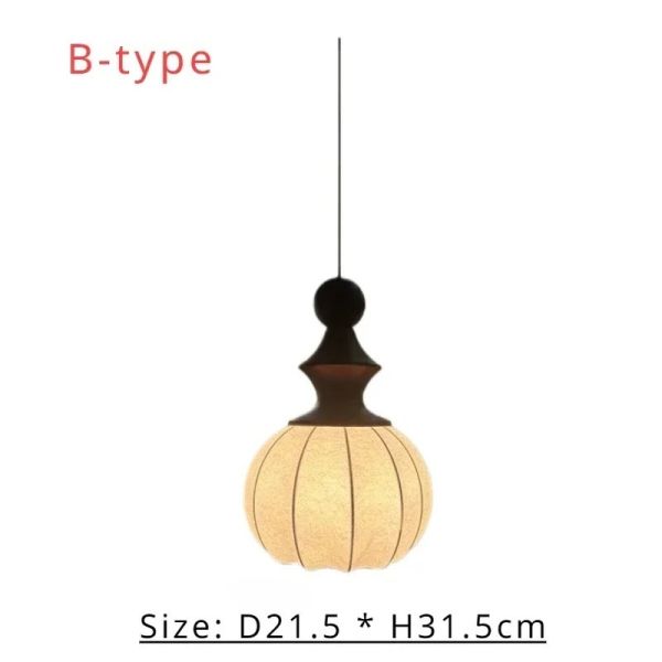 Dining Room Kitchen Chandelier Home Decor Bedsroom Bedside Hanging Light Vintage Wooden Ceiling Pendant Lamp (WH-VP-313)