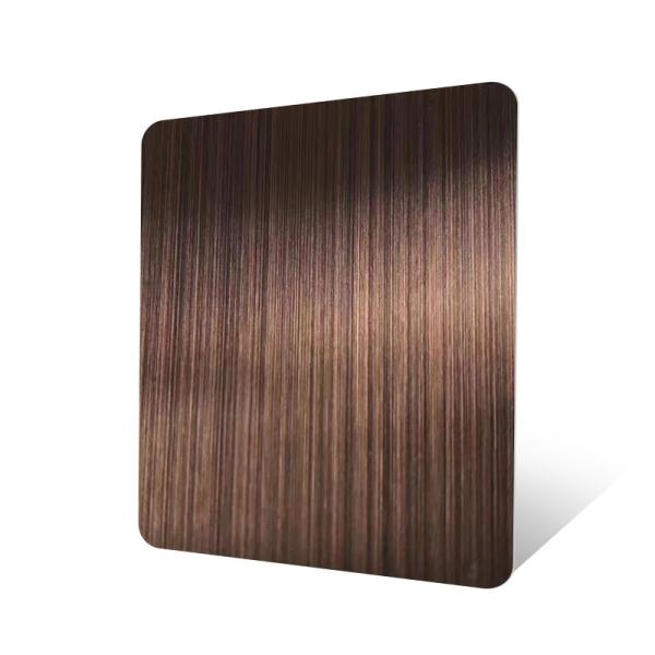 Antique Rough Hairline Texture Stainless Steel Decor Sheet 316 304L