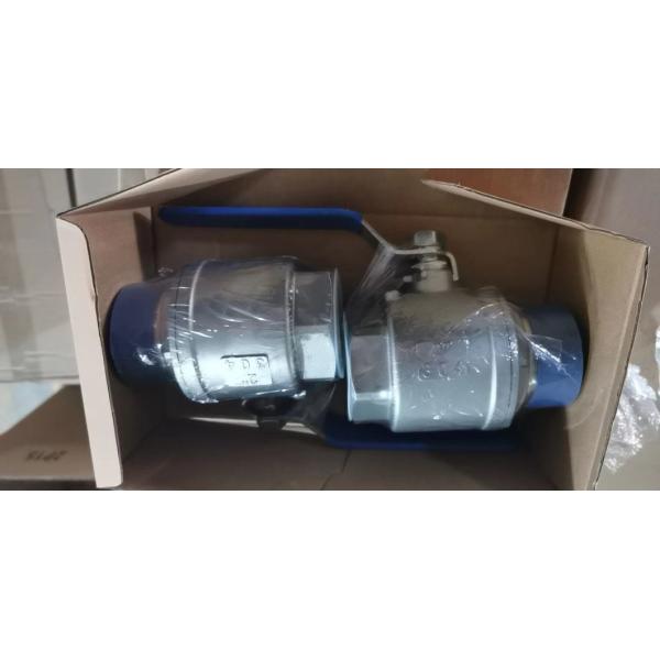 Один кусочек Ss шаровой клапан с высокой температурой с Ss или PVC ручками всех размеров