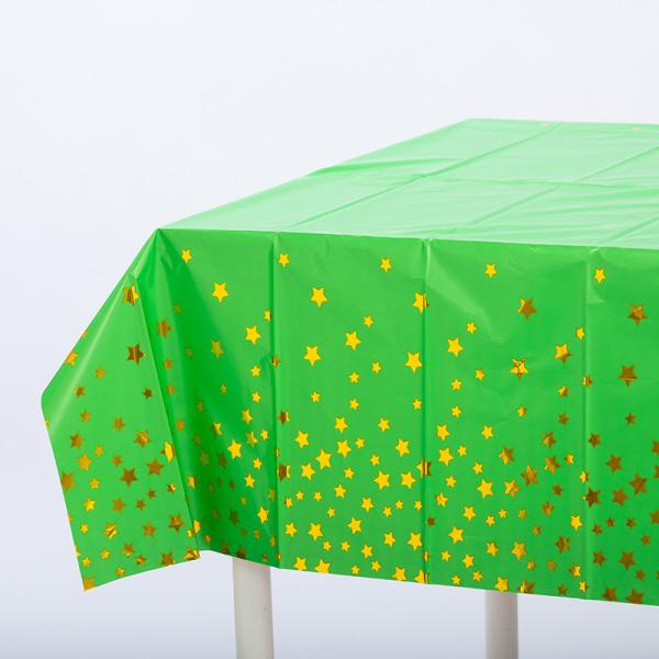 120cm 180cm Green Disposable Party Tablecloth Plastic Party Tablecloth