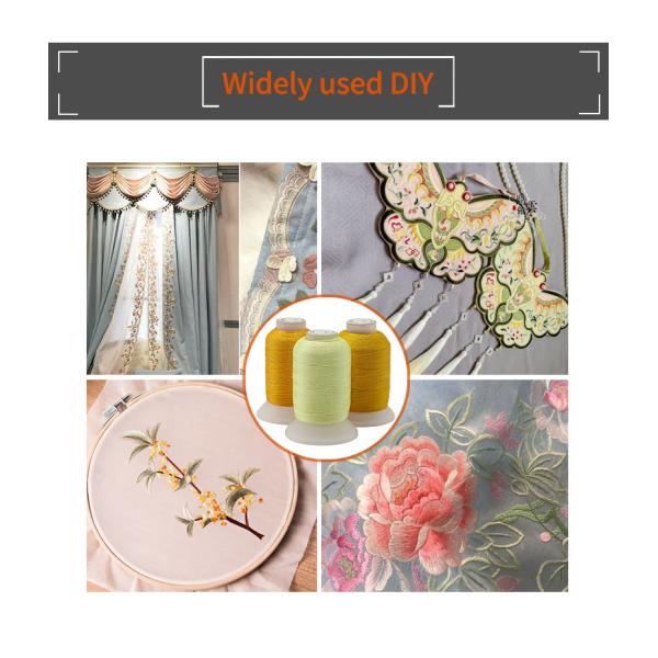 40 цветов 100% полиэстерная вышивка нить набор набор 120d/2 500м Для ковровой шитья