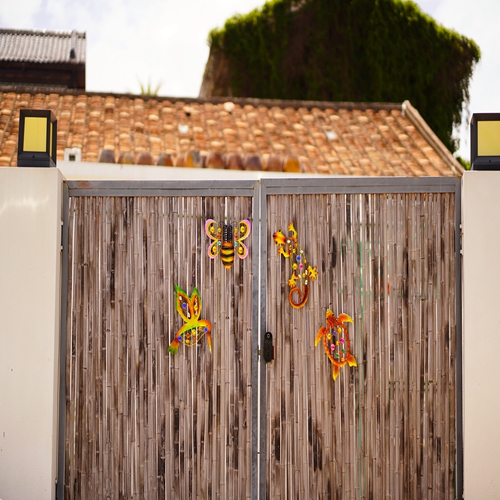 Животный сад смертной казни через повешение металла орнаментирует черепаху/гекконовых/птицу искусства двора