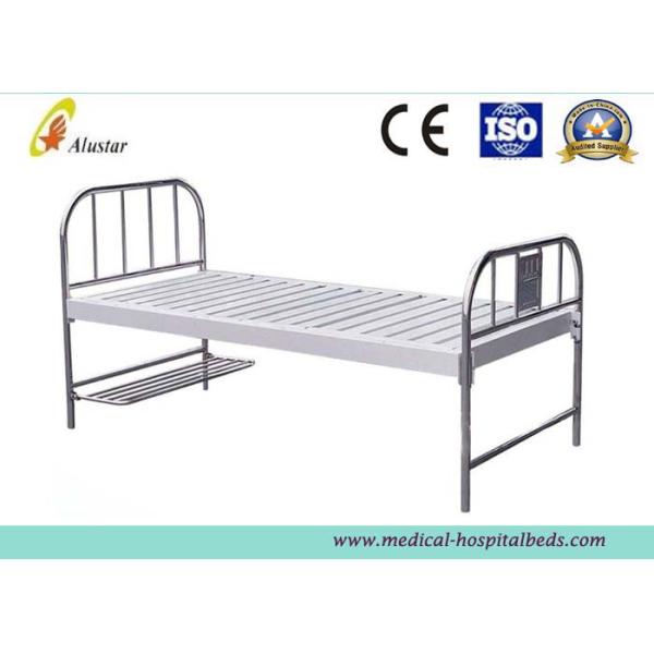 Stainless Steel Flat Medical Hospital Beds With Shoes Holder (ALS-FB005)