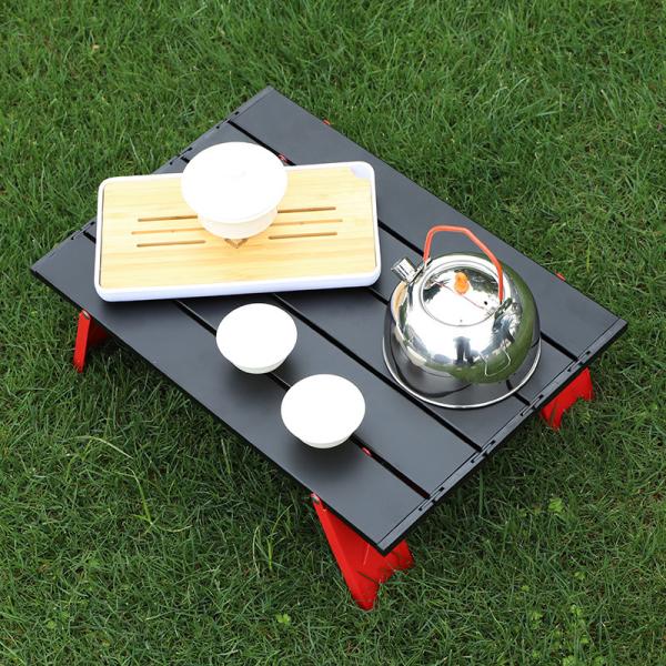 Outdoor Barbeque Mini Alumniun Picnic BBQ Folding Table for Camping 2023 Garden Furniture