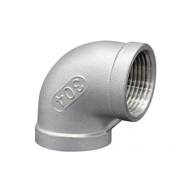 Acero inoxidável 304 acessórios de tubos ranhurados 90 graus cotovelo com padrão ISO 9001