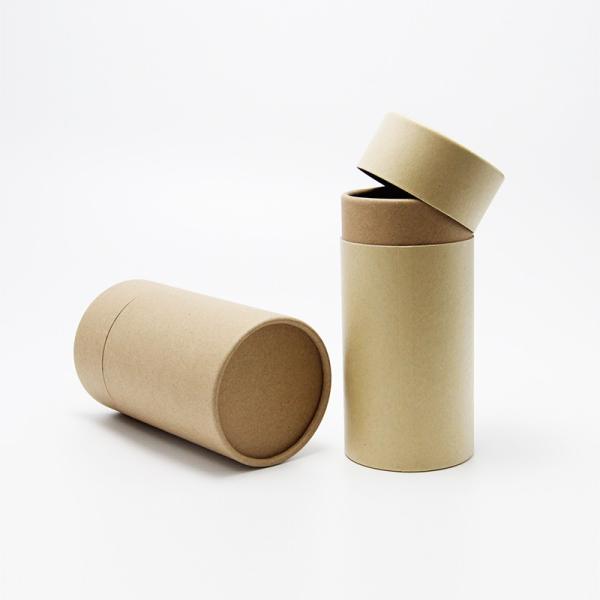 Emballage cylindrique en tube de papier kraft personnalisé OEM pour collations, jouets et aliments