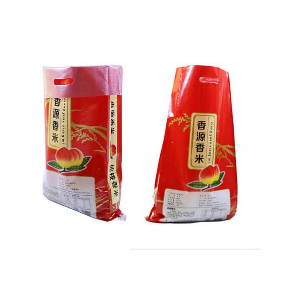 Industrial Woven Sand Bags And Sacks , Red Color PP Woven Bags With PE Inner Line