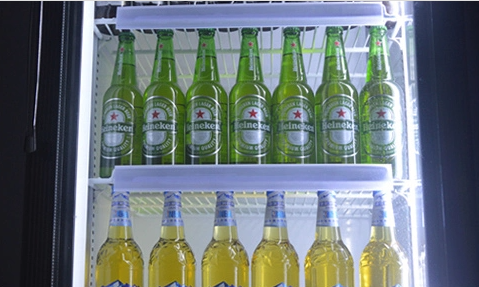 3 Doors Vertical Beer Drink Cooler Commercial Refrigeration Equipment