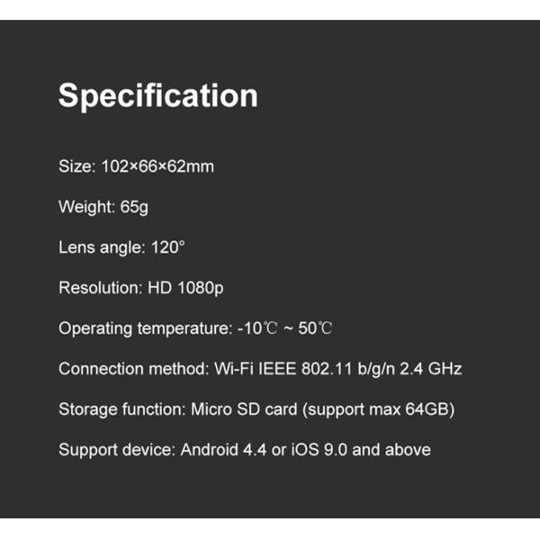 IMI Home Security Camera 1080P Wifi Camera 120 Large View Video Surveillance Night Vision IMI CCTV Camera Sale