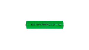 NiMH 再充電電池 AA 1.2V 650mAh 500-1000サイクル