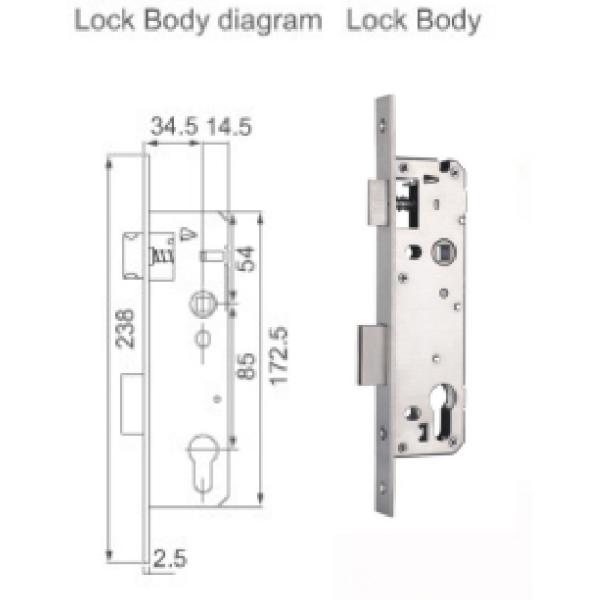 Antique Decorative Door Window Handles With Keyhole Plate