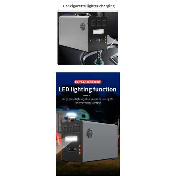 60Hz 1000 Watt solar energy generator For Camping And Emergency Backup