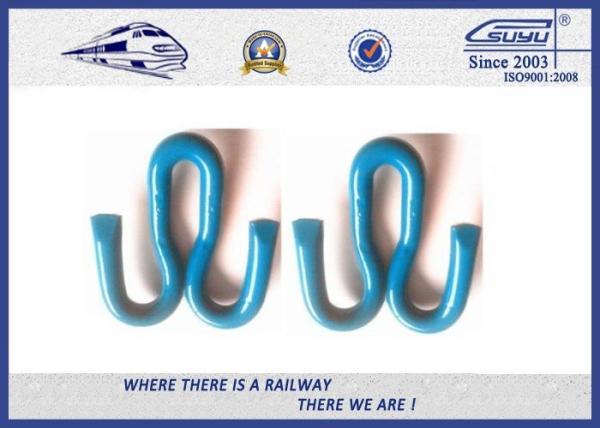 Quick Clamp System Color Paint 60Si2MnA Railway Fastening Fast Clip