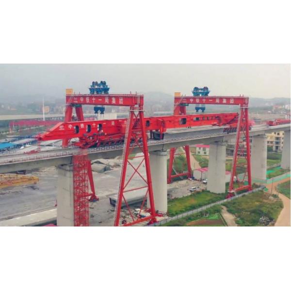 450T Lifting Beam Double Girder Gantry Crane 380V For Bridge Construction