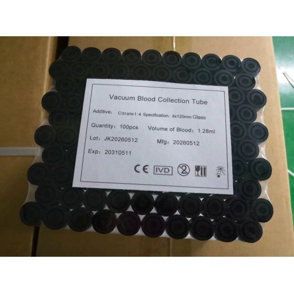 5 ML Blood collector Vacuum Sodium Citrate Tube Pack of 100 pcs.