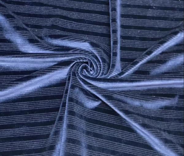 Stretch Velour Dralon Velvet Fabric 260gsm Flannel Cloth Material Soft Embossed