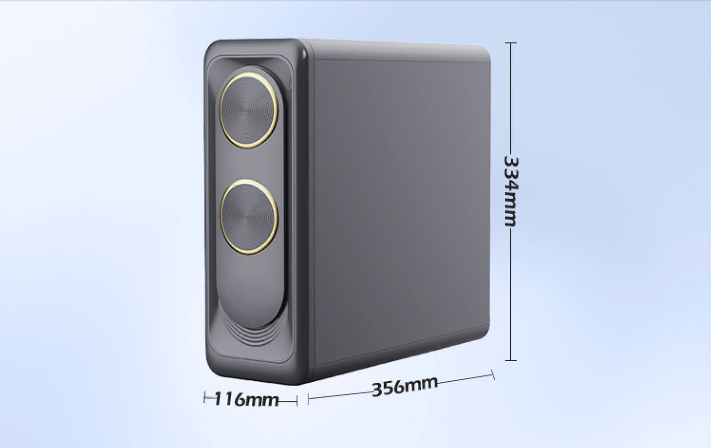 800 GPD Tankless Under Sink RO Water Filter System with Dual Water Outlet Reverse Osmosis Purifier
