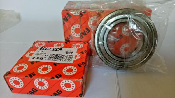 Deep Groove  FAG Ball Bearing 6007-2ZR   14mm Width Chrome Steel Low Noise