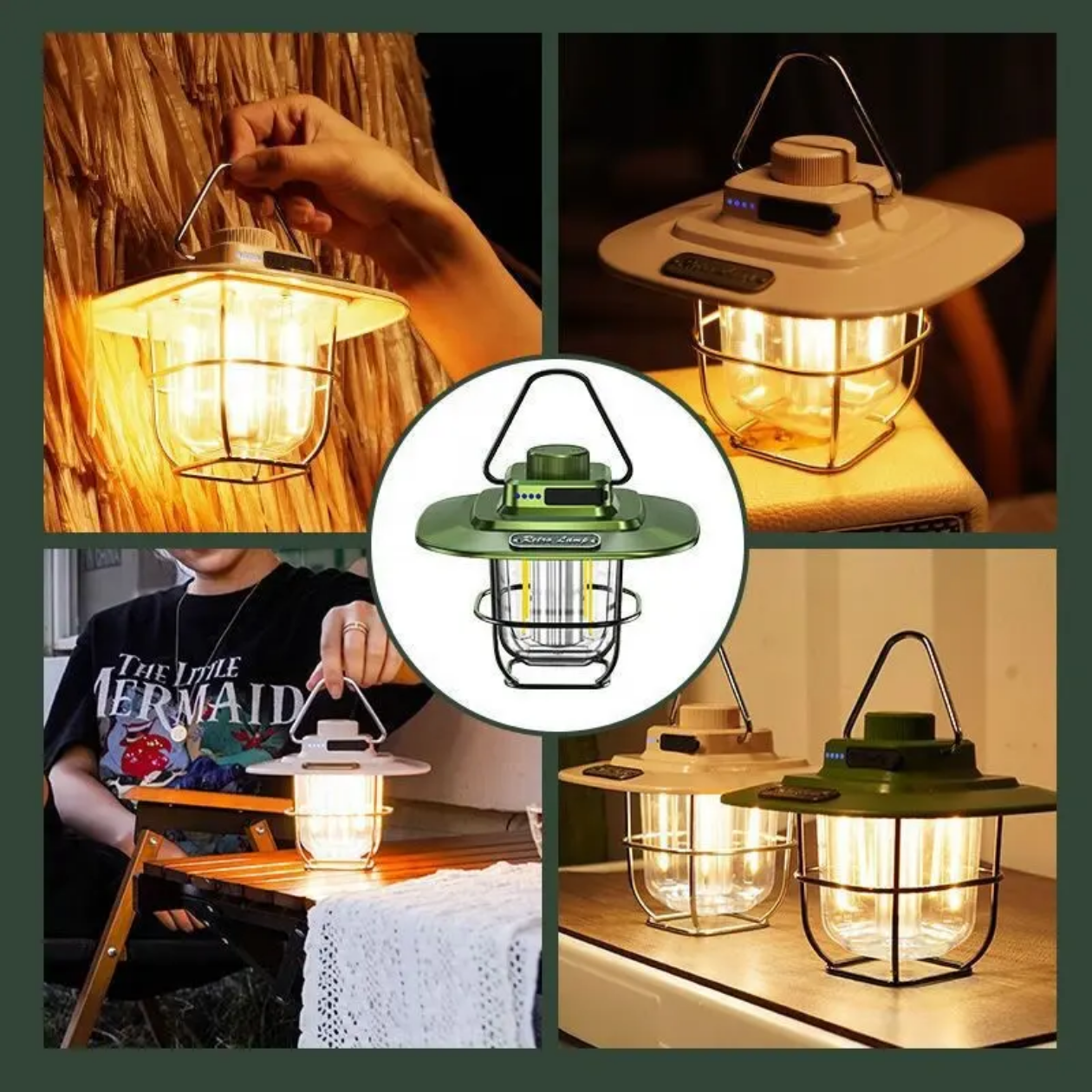 2026 Factory Wholesale Led Retro Outdoor Waterproof Multifunctional Lighting Camping Lamp Hand-held Camp Light Lantern