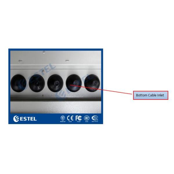 Профессиональный PDU IP55 телекоммуникационный шкаф уличный серый цвет 1800X900X900 мм