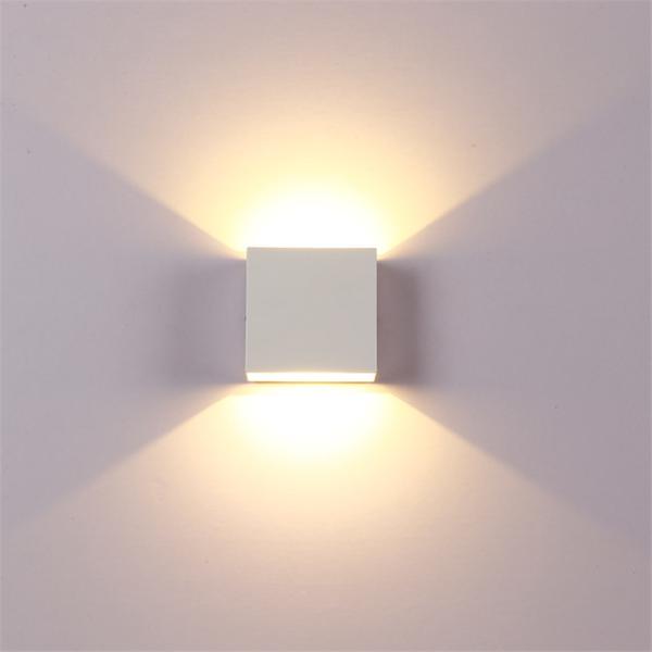 Indoor Wall Mounted LED Lamps 100*100*50mm 0.006KW AC 85-265V